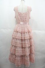 画像2: PINK HOUSE / ウーリーチュールフリル使いローンワンピース  生成り I-25-06-25-073-LO-OP-HD-ZI (2)