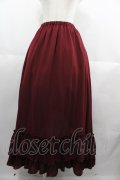 Sheglit / Flowingロングスカート  ボルドー I-25-06-25-079-EL-SK-HD-ZI