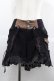 画像1: Ozz oneste / 薔薇刺繍サイドポケットショートパンツ  黒Ｘブラウン I-25-06-25-090-OO-PA-HD-ZI (1)
