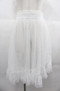 mellfy memory / Love to Doll tulleエプロン  白 I-25-06-25-093-LO-SK-HD-ZI