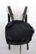 NieR Clothing / ロゴリュック  黒Ｘ赤 I-25-06-25-098-PU-BG-HD-ZI