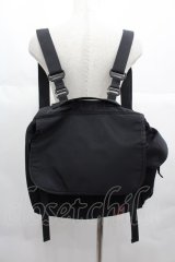 NieR Clothing / ロゴリュック  黒Ｘ赤 I-25-06-25-098-PU-BG-HD-ZI