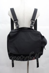 NieR Clothing / ロゴリュック  黒Ｘ赤 I-25-06-25-098-PU-BG-HD-ZI