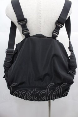 画像3: NieR Clothing / ロゴリュック  黒Ｘ赤 I-25-06-25-098-PU-BG-HD-ZI