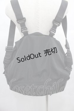 画像3: NieR Clothing / ロゴリュック  黒Ｘ赤 I-25-06-25-098-PU-BG-HD-ZI