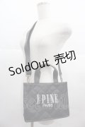 epine / キルティングショルダーバッグ  黒Ｘ白 I-25-06-25-102-LO-BG-HD-ZI