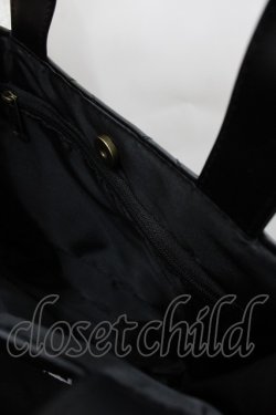 画像4: epine / キルティングショルダーバッグ  黒Ｘ白 I-25-06-25-102-LO-BG-HD-ZI