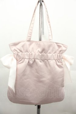 画像2: Maison de FLEUR / Charmmykitty ダブルリボントートバッグ  ピンク I-25-06-25-103-LO-BG-HD-ZI