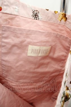 画像3: PINK HOUSE / ウィンターフォレストトリートプリントバッグ  黒 I-25-06-25-105-LO-BG-HD-ZI