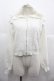 画像1: mellfy memory / Ribbon ＆ lace ruffle headdress hoodieニット M 白 I-25-06-25-013-LO-TO-HD-ZI (1)