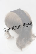 m petit by misako / レースリボンカチューシャ  黒 I-25-06-25-112-LO-AC-HD-ZI