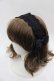 画像1: m petit by misako / レースリボンカチューシャ  黒 I-25-06-25-112-LO-AC-HD-ZI (1)
