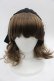 画像2: m petit by misako / レースリボンカチューシャ  黒 I-25-06-25-112-LO-AC-HD-ZI (2)