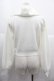 画像2: mellfy memory / Ribbon ＆ lace ruffle headdress hoodieニット M 白 I-25-06-25-013-LO-TO-HD-ZI (2)