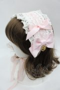 BABY,THE STARS SHINE BRIGHT / プリンセスドロップヘッドドレス  ピンクＸ白 I-25-06-25-117-BA-AC-HD-ZI
