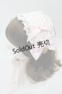 BABY,THE STARS SHINE BRIGHT / プリンセスドロップヘッドドレス  ピンクＸ白 I-25-06-25-117-BA-AC-HD-ZI
