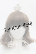 BABY,THE STARS SHINE BRIGHT / 蝶々王冠ヘッドドレス  シルバーＸ白 I-25-06-25-118-BA-AC-HD-ZI