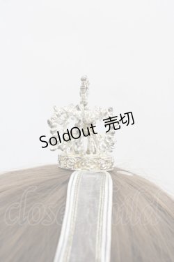 画像3: BABY,THE STARS SHINE BRIGHT / 蝶々王冠ヘッドドレス  シルバーＸ白 I-25-06-25-118-BA-AC-HD-ZI