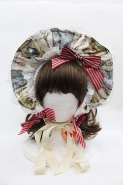 画像1: BABY,THE STARS SHINE BRIGHT / Mon Chouchou Hermitage柄ボンネット  キナリ I-25-06-25-119-BA-AC-HD-ZI