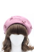m petit by misako / AMバスクリボンベレー  中桃 I-25-06-25-122-LO-AC-HD-ZI