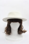 m petit by misako / サンリオキャラクターズコラボ シナモロール カンカン帽  白 I-25-06-25-123-LO-AC-HD-ZI