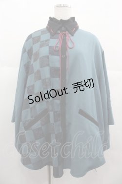 画像1: Favorite / 市松柄シャツ&ハイネックセット  グリーンＸ黒 I-25-06-25-016-LO-BL-HD-ZI