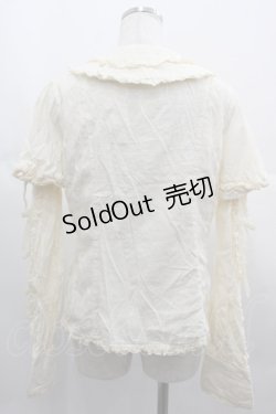 画像2: Hoshibako Works / 西洋人形魔法　ブラウス  生成り I-25-06-25-002-EL-BL-HD-ZI