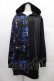 画像1: NieR Clothing / 2カラー切替パーカー  黒Ｘ青 I-25-06-25-022-PU-TO-HD-ZI (1)
