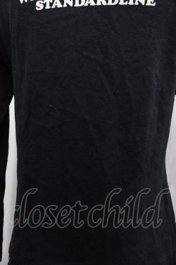 画像3: LOVERSHOUSE / ロゴプリントTシャツ  黒Ｘ白 I-25-06-25-023-PU-TO-HD-ZI
