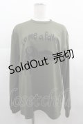 NieR Clothing / NieRちゃん長袖カットソー L カーキＸ黒 I-25-06-25-026-PU-TO-HD-ZI