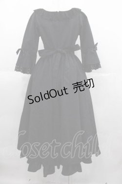 画像2: Victorian maiden / ヴェルサイユリボンロココドレス  黒 I-25-06-29-052-CL-OP-HD-ZI