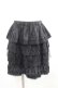 画像1: Jane Marple / Cotton velvet satin gored skirt   黒 I-25-06-29-073-JM-SK-HD-ZI (1)