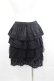 画像2: Jane Marple / Cotton velvet satin gored skirt   黒 I-25-06-29-073-JM-SK-HD-ZI (2)