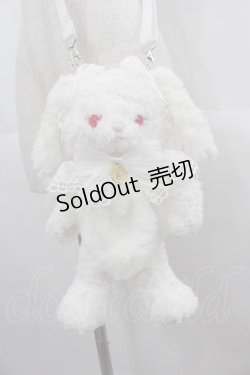 画像1: BABY,THE STARS SHINE BRIGHT / Baby,ずっと恋して…Cupidなうさくみゃちゃんポシェット  白 I-25-06-29-097-BA-BG-HD-ZI