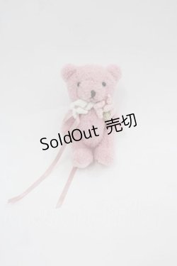 画像1: PINK HOUSE / 桜Teddyぬいぐるみコサージュ  ピンク I-25-06-29-106-LO-ZA-HD-ZI