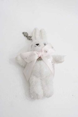 画像1: Maison de FLEUR / Cristalラビットチャーム  白 I-25-06-29-107-LO-ZA-HD-ZI