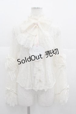 画像1: BABY,THE STARS SHINE BRIGHT / Labyrinth Collection Roomレースブラウス  生成り I-25-06-29-012-BA-BL-HD-ZI