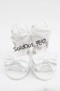 画像2: BABY,THE STARS SHINE BRIGHT / LOVE RIBBONサンダル M 白 I-25-06-29-121-BA-SH-HD-ZI