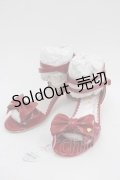BABY,THE STARS SHINE BRIGHT / LOVE RIBBONサンダル Ｍ 赤 I-25-06-29-122-BA-SH-HD-ZI