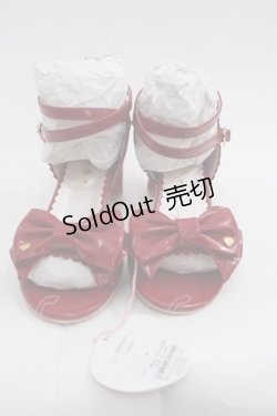 画像2: BABY,THE STARS SHINE BRIGHT / LOVE RIBBONサンダル Ｍ 赤 I-25-06-29-122-BA-SH-HD-ZI