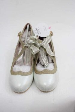 画像2: BABY,THE STARS SHINE BRIGHT / Heart Milky Wayパンプス M オフＸゴールド I-25-06-29-124-BA-SH-HD-ZI