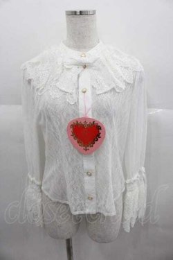 画像1: BABY,THE STARS SHINE BRIGHT / グラスグリーンのPastoral〜羊飼いの恋歌〜Lilyブラウス  白 I-25-06-29-019-BA-BL-HD-ZI