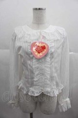 BABY,THE STARS SHINE BRIGHT / Love Love Valentineブラウス  白 I-25-06-29-021-BA-BL-HD-ZI