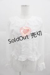 BABY,THE STARS SHINE BRIGHT / Love Love Valentineブラウス  白 I-25-06-29-021-BA-BL-HD-ZI