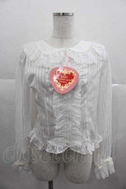 画像1: BABY,THE STARS SHINE BRIGHT / Love Love Valentineブラウス  白 I-25-06-29-021-BA-BL-HD-ZI