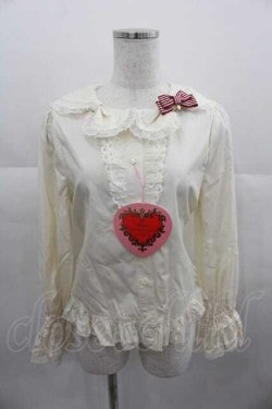 画像1: BABY,THE STARS SHINE BRIGHT / Pomme rougeブラウス  生成り I-25-06-29-022-BA-BL-HD-ZI