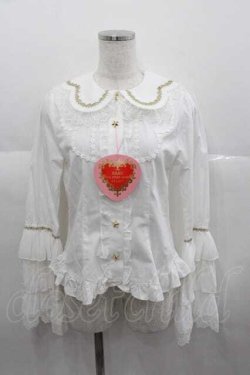 画像2: BABY,THE STARS SHINE BRIGHT / Fantasy ブラウス  白 I-25-06-29-024-BA-BL-HD-ZI