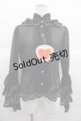 BABY,THE STARS SHINE BRIGHT / Horoscopeドットブラウス  黒 I-25-06-29-003-BA-BL-HD-ZI