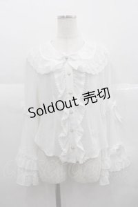 BABY,THE STARS SHINE BRIGHT / Albertineブラウス  白 I-25-06-29-025-BA-BL-HD-ZI