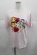 画像1: MILK / 3 lovely cat TEE  ピンク I-25-06-29-028-ML-TO-HD-ZI (1)